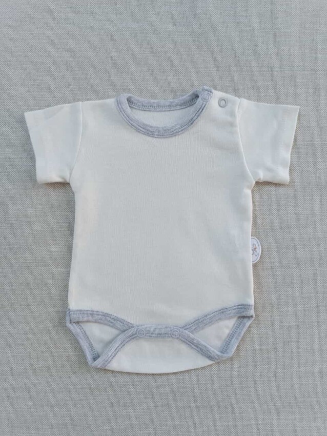 Toptan Bebek Organic Cotton Onesies 0-12M Tomuycuk 1074-20229 - 4