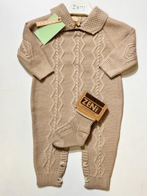 Toptan Bebek Tulumu 0-18M Zeni 2049-3015 - Zeni