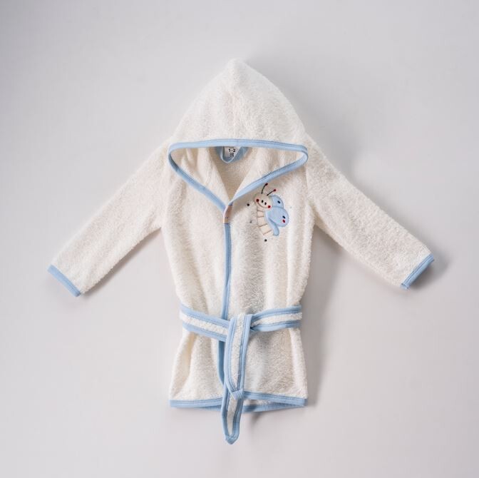 Toptan Bebek Unisex Bornoz 0-24M Ramel Kids 1072-490 - 2