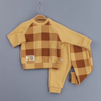 Toptan Erkek Bebek 2'li Eşofman Takım 6-24M BabyZ 1097-4684 - BabyZ
