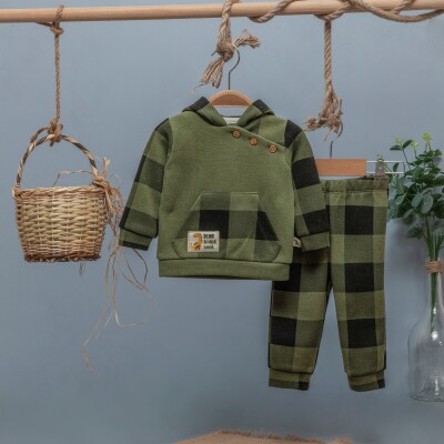Toptan Erkek Bebek 2'li Eşofman Takım 6-24M BabyZ 1097-4750 - BabyZ (1)