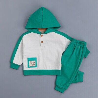Toptan Erkek Bebek 2'li Takım 6-24M BabyZ 1097-4740 - BabyZ