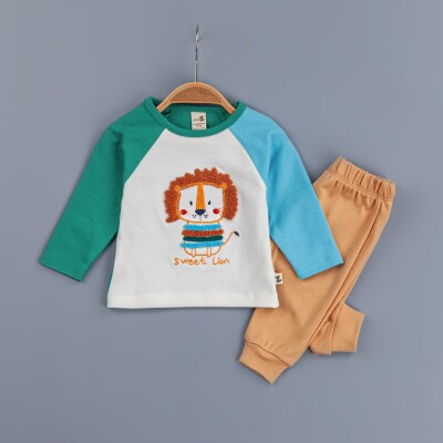 Toptan Erkek Bebek 2'li Takım 6-24M BabyZ 1097-4744 - BabyZ
