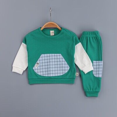 Toptan Erkek Bebek 2'li Takım 6-24M BabyZ 1097-4748 - BabyZ