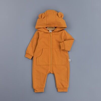 Toptan Erkek Bebek Kapşonlu Tulum 3-12M BabyZ 1097-4343 - BabyZ (1)
