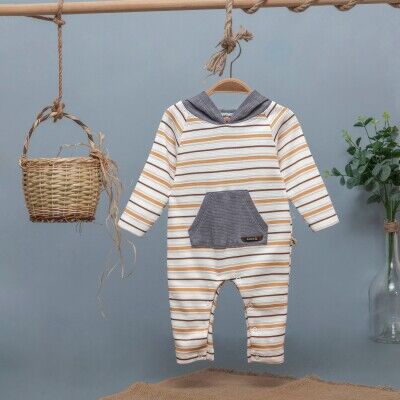 Toptan Erkek Bebek Tulum 3-12M BabyZ 1097-4250 - BabyZ