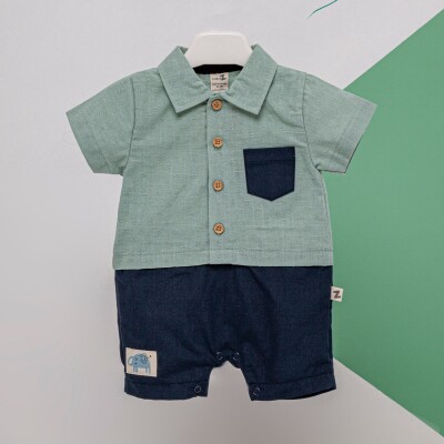 Toptan Erkek Bebek Tulum 3-12M BabyZ 1097-4327 - BabyZ (1)