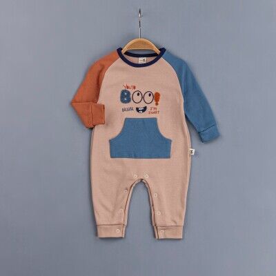 Toptan Erkek Bebek Tulum 3-12M BabyZ 1097-4345 - BabyZ