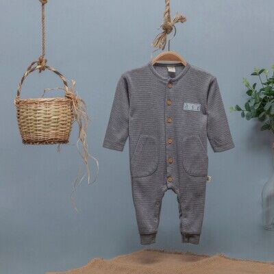 Toptan Erkek Bebek Tulum 3-12M BabyZ 1097-4349 - BabyZ (1)
