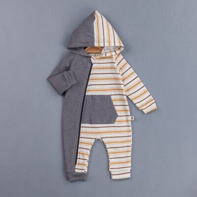 Toptan Erkek Bebek Tulum 3-12M BabyZ 1097-4350 - BabyZ