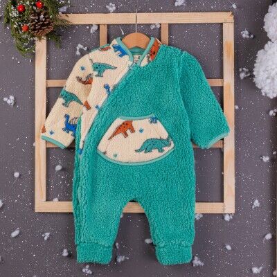 Toptan Erkek Bebek Tulum 3-12M BabyZ 1097-4360 - BabyZ