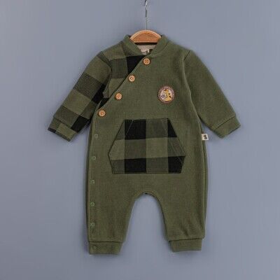 Toptan Erkek Bebek Tulum 3-12M BabyZ 1097-4364 - BabyZ (1)