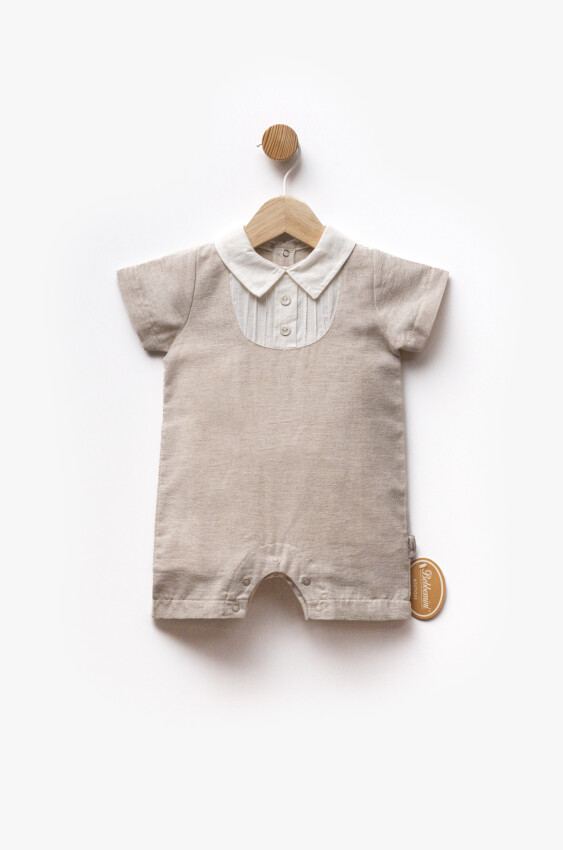 Toptan Erkek Bebek Tulum 3-9M Bebbemini 2065-BM-2388 - 1