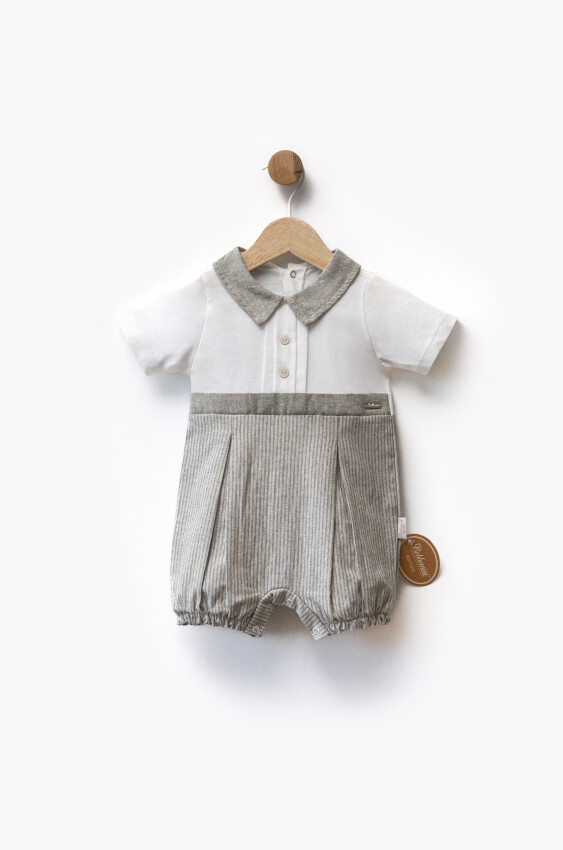 Toptan Erkek Bebek Tulum 3-9M Bebbemini 2065-BM-2400 - 2