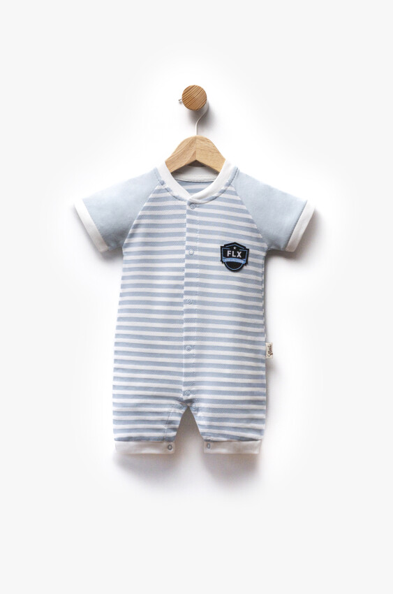 Toptan Erkek Bebek Tulum 3-9M Flexi Baby 2063-252429 - 3