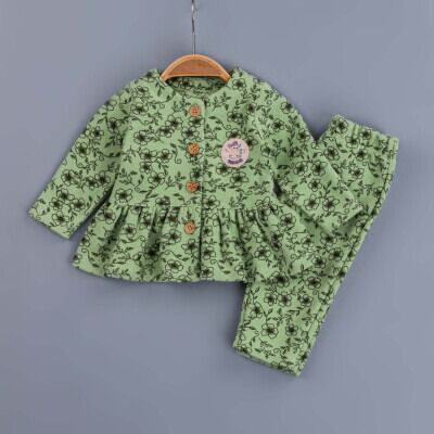 Toptan Kız Bebek 2'li Takımı 6-24M BabyZ 1097-5770 - BabyZ