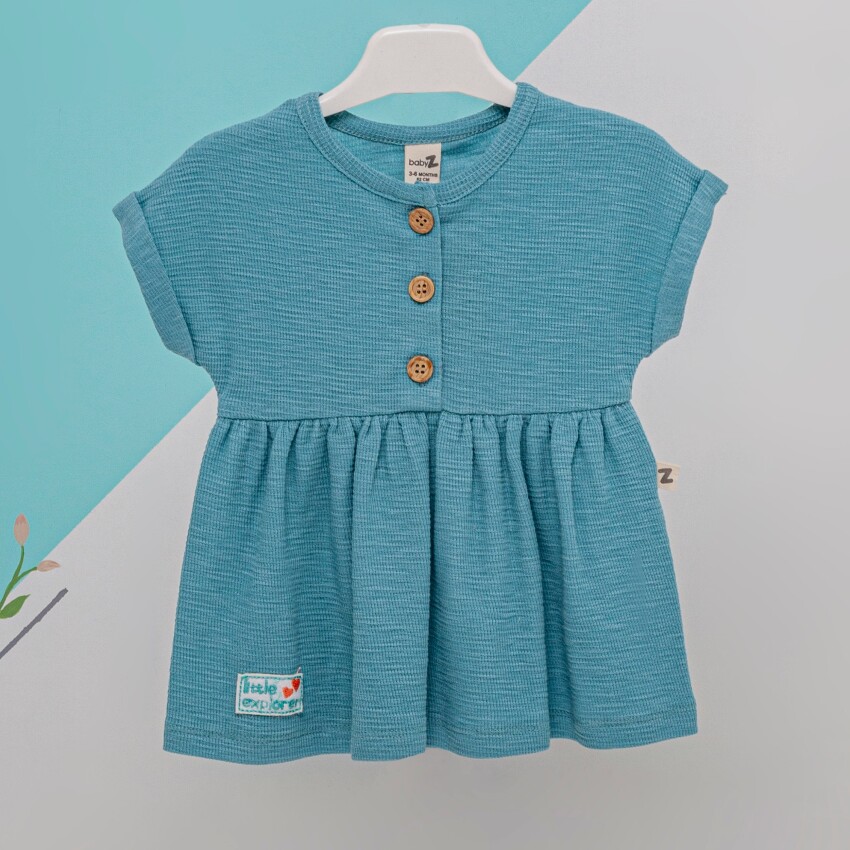 Toptan Kız Bebek Elbise 6-18M BabyZ 1097-5336 - 2