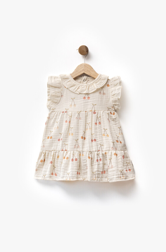Toptan Kız Bebek Elbise 6-36M Flexi Baby 2063-229511 - 2