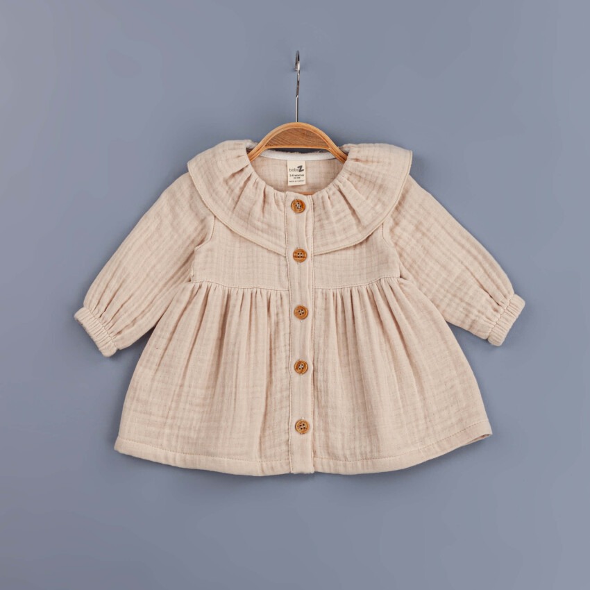 Toptan Kız Bebek Elbisesi 6-24M BabyZ 1097-5296 - 2