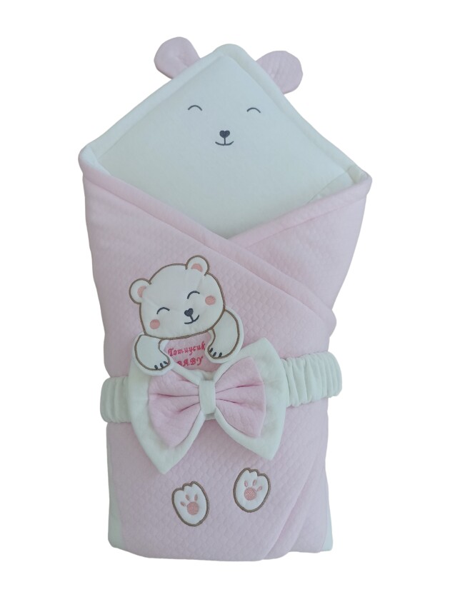 Toptan Kız Bebek Kundak 0-18M Tomuycuk 1074-45297 - 1