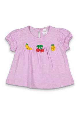 Toptan Kız Bebek Tişört 6-18M Tuffy 1099-1916 Lila