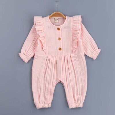 Toptan Kız Bebek Tulum 3-12M BabyZ 1097-5414 - BabyZ