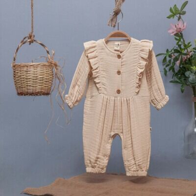 Toptan Kız Bebek Tulum 3-12M BabyZ 1097-5414 - BabyZ (1)