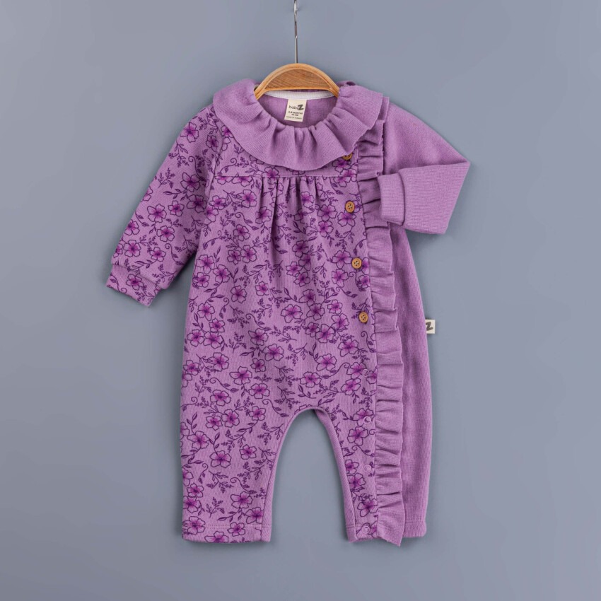 Toptan Kız Bebek Tulum 3-12M BabyZ 1097-5417 - 2