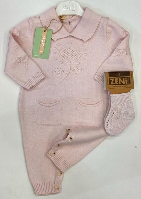 Toptan Kız Bebek Tulumu 0-18M Zeni 2049-3031 - Zeni