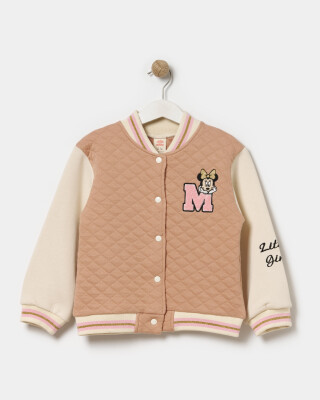 Toptan Kız Çocuk Ceket 3-6Y Bupper Kids 1053-24300 Koyu Bej