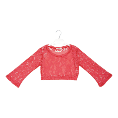 Toptan Kız Çocuk Dantelli Bluz 7-10Y Büşra Bebe 1016-23195 - Büşra Bebe