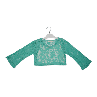 Toptan Kız Çocuk Dantelli Bluz 7-10Y Büşra Bebe 1016-23195 - Büşra Bebe (1)