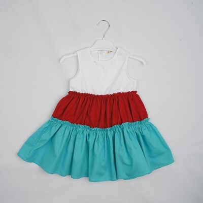 Toptan Kız Çocuk Elbise 3-6Y Büşra Bebe 1016-23196 - Büşra Bebe (1)