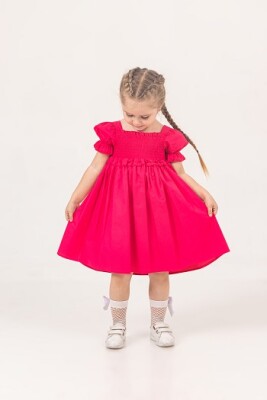Toptan Kız Çocuk Elbise 3-6Y Büşra Bebe 1016-24145 - Büşra Bebe