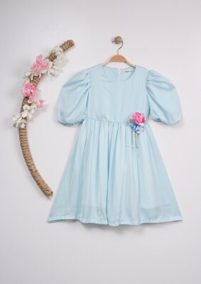 Toptan Kız Çocuk Elbise 7-10Y Büşra Bebe 1016-23183 - Büşra Bebe (1)