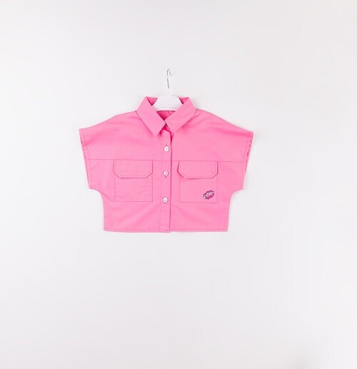Toptan Kız Çocuk Gömlek 7-10Y Büşra Bebe 1016-24127 - 6