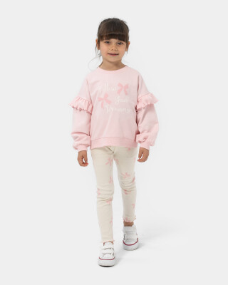 Toptan Kız Çocuk Pantolonlu 2'li Takım 2-5Y Bupper Kids 1053-25111 - Bupper Kids