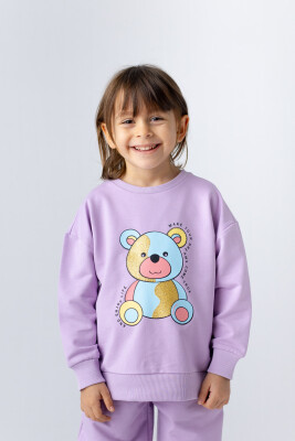 Toptan Kız Çocuk Sweatshirt 3-14Y Zeyland 1070-241Z4SVB61 - 1