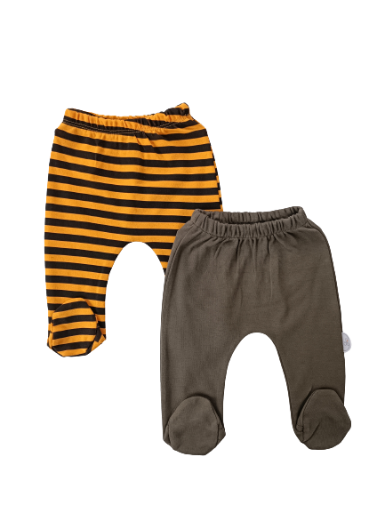 Toptan Unisex Bebek 4'lü Pantolon 0-6M Tomuycuk 1074-35176 - 6