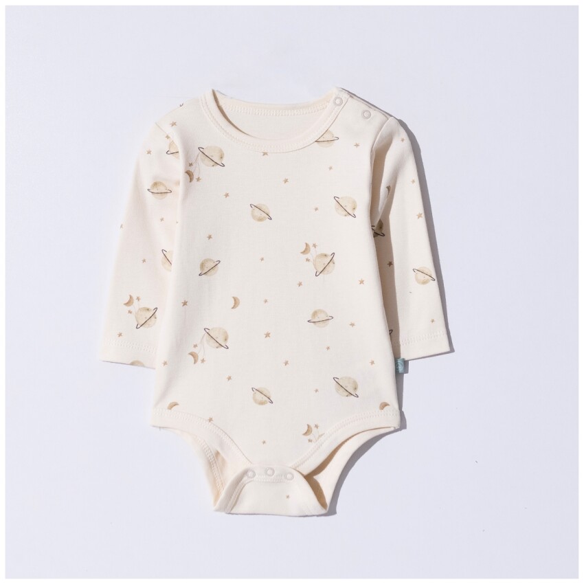 Toptan Unisex Bebek Badi 0-9M Pambuliq 2030-16NAT10 - 1