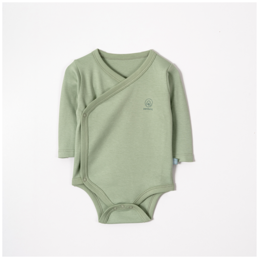 Toptan Unisex Bebek Body 0-6M Pambuliq 2030-6607 - 1