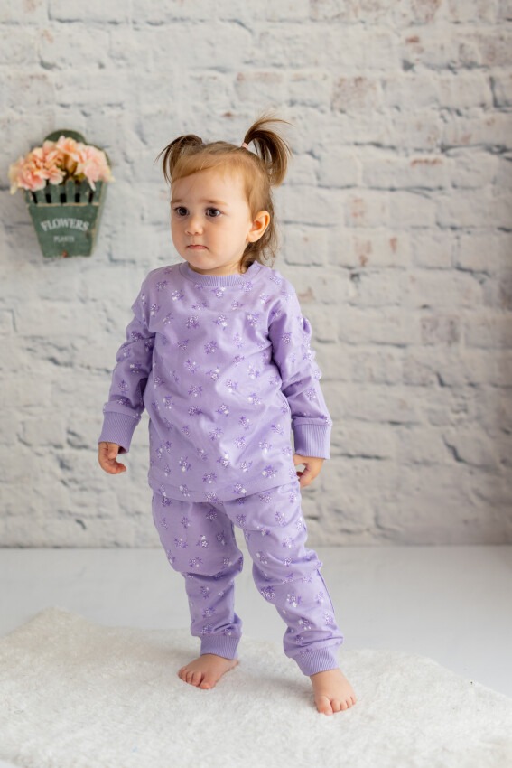 Toptan Unisex Bebek Desenli Pijama Takımı 0-18M Zeyland 1070-242Z1TJM76 - 4