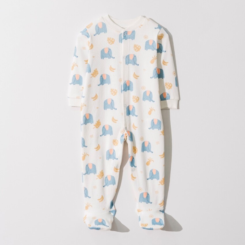Toptan Unisex Bebek Tulum 3-9M Pambuliq 2030-5993 - 1