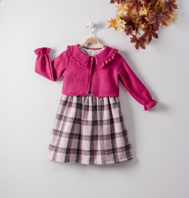 Yakası Fırfırlı Ceketli Elbise Büşra Bebe 1016-22218 - Büşra Bebe (1)