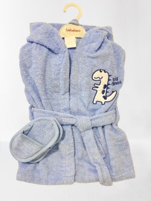 Wholesale 2-Piece Baby Bathrobe Set 6-12M Bebek Evi 1045-BEVİ-1106 - bebekevi