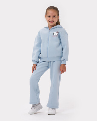 Wholesale 2-Piece Girls Set with Cardigan and Pants 4-7Y Miniloox 1054-24482 - Miniloox