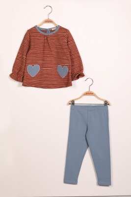Wholesale 2-Piece Girls Sweat Set with Leggings 2-7Y Zeyland 1070-212Z2BTH71 - Zeyland