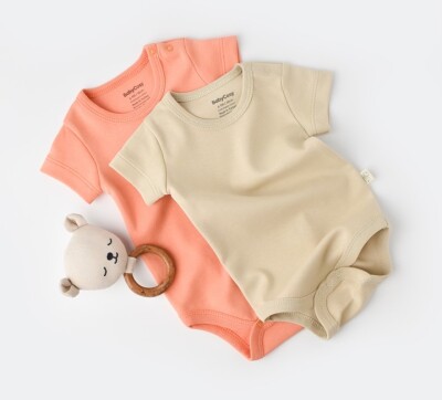 Wholesale 100% Organic Cotton Baby 2-Piece Bodysuit 3-24M Baby Cosy 2022-CSY3022 - BabyCosy
