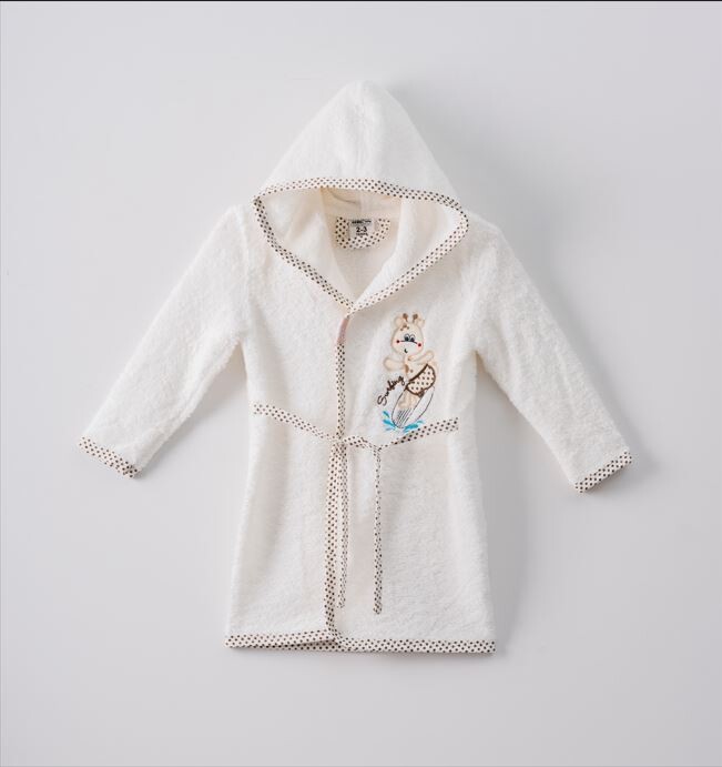 Wholesale Baby Bathrobe 1-4Y Ramel Kids 1072-451 - 3