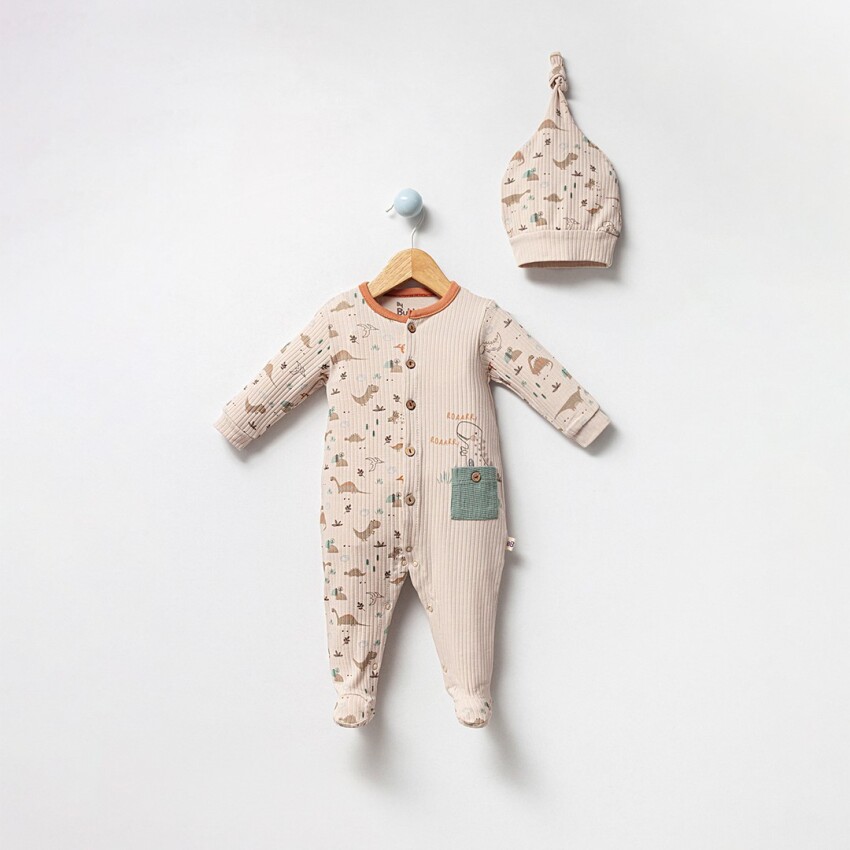 Wholesale Baby Boys Hat Jumpsuit 0-9M Bubbles 2040-3004 - 1